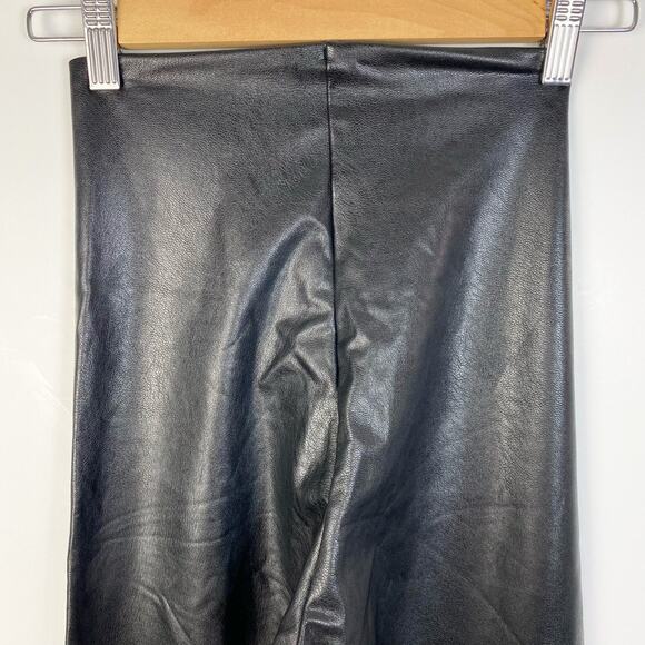 Commando Black Perfect Control Faux Leather Legging Size Small - Picture 6 of 8